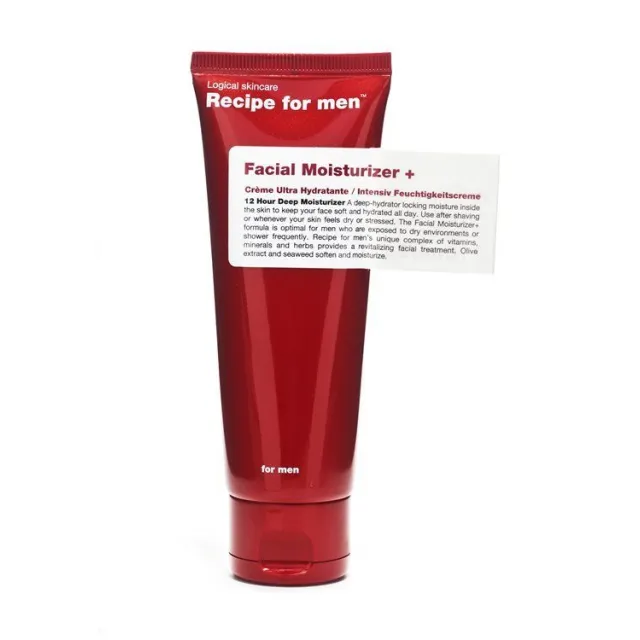 Recipe For Men Facial Moisturizer+ 75 ml
